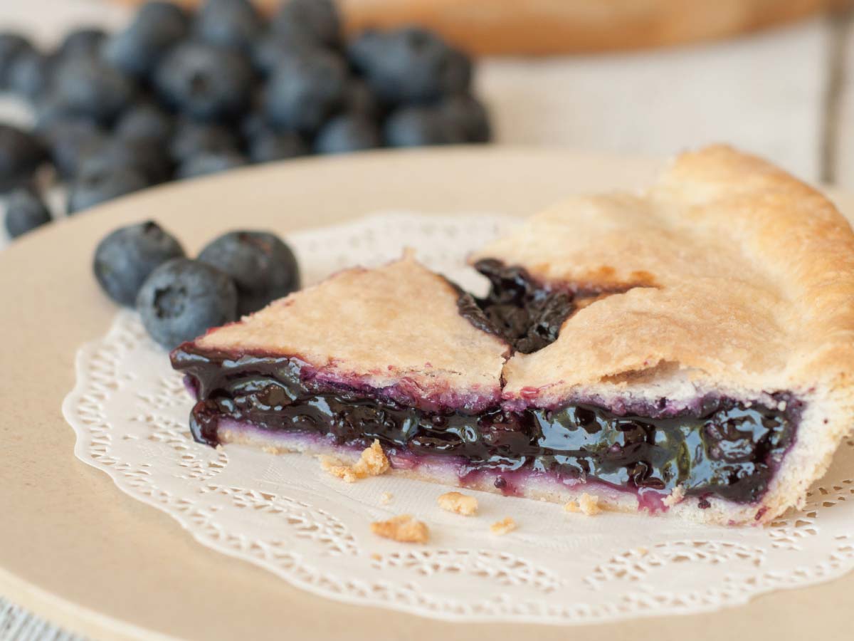 Tarte aux bleuets