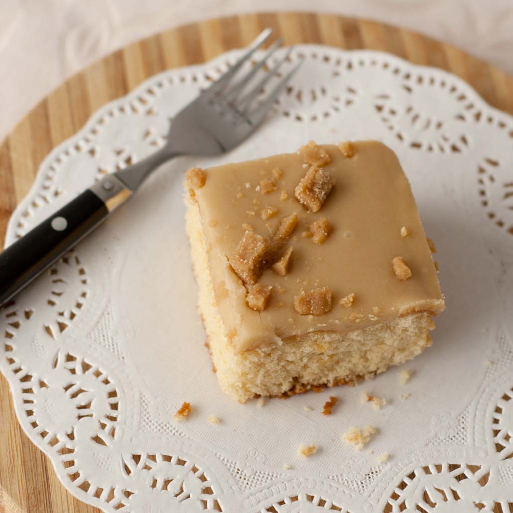 Gâteau aux sucres & sirop d’érable